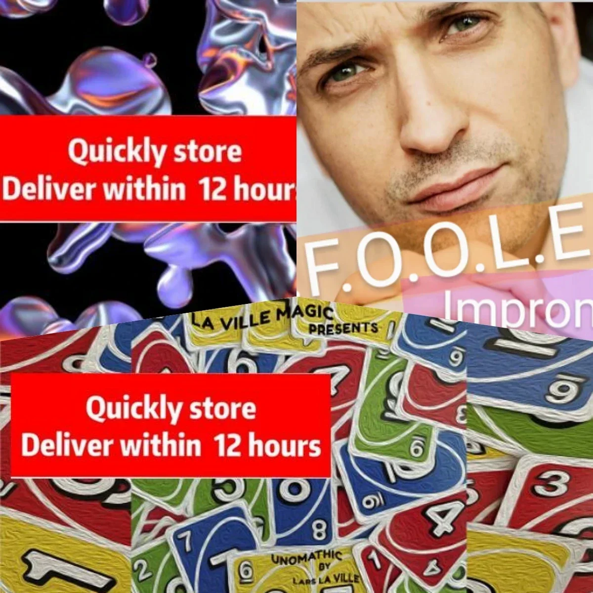 Three times a Maybe by Wayne Goodman,U.f.o.o.l.e.r BY Stefano Nobile,Unomathic presented By La Ville Magic Magic tricks
Three times a Maybe by Wayne Goodman,U.f.o.o.l.e.r BY Stefano Nobile,Unomathic presented By La Ville Magic Magic tricks