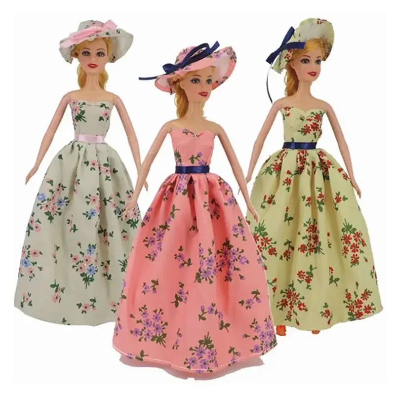 Floral 1/6 Doll Clothes For Barbie Dress and Hat Evening Party Gown For Barbie Outfits Clothing 11.5" Dollhouse Accessories Toys
Floral 1/6 Doll Clothes For Barbie Dress and Hat Evening Party Gown For Barbie Outfits Clothing 11.5" Dollhouse Accessories Toys