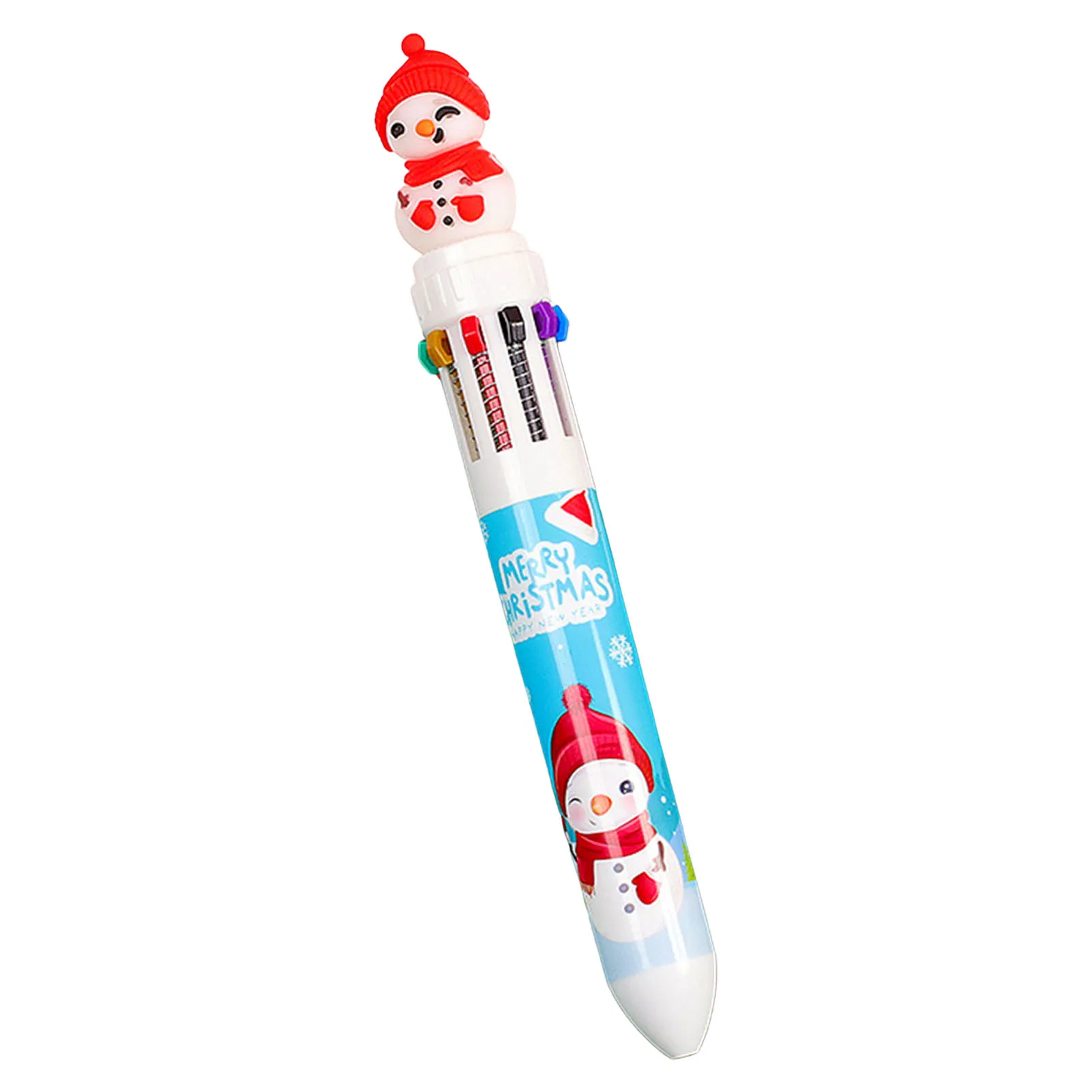 Christmas 10 in 1 Ballpoint Pens Colorful Claus Snowman Cute Retractable Pens for Students Children Kids Gift
Christmas 10 in 1 Ballpoint Pens Colorful Claus Snowman Cute Retractable Pens for Students Children Kids Gift