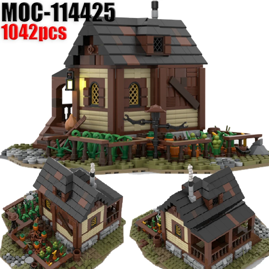 Конструктор MOC, замок, коттедж, сельская ферма, морковка, полевая хижина, средняя возрастная городская сцена, дом, двор, кирпичи, игрушки, подарок
Конструктор MOC, замок, коттедж, сельская ферма, морковка, полевая хижина, средняя возрастная городская сцена, дом, двор, кирпичи, игрушки, подарок
