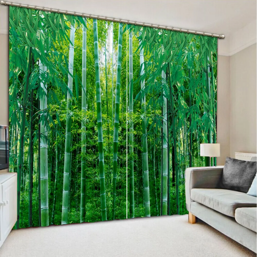 High Quality Waterproof 3D Printing Modern Fashion Home Decor green bamboo curtains
High Quality Waterproof 3D Printing Modern Fashion Home Decor green bamboo curtains