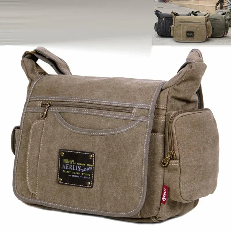 Men's Vintage Canvas Bag Men Casual Crossbody Bag For Men Messenger Bag Man Travel Shoulder Bags Bolsa Masculina High Quality
Men's Vintage Canvas Bag Men Casual Crossbody Bag For Men Messenger Bag Man Travel Shoulder Bags Bolsa Masculina High Quality