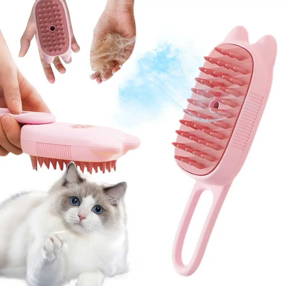 3 in 1 Pet Brush Cat Steam Brush Comb Dog Brush Electric Removal Brushes Grooming Pet Hair Cat Massage Spray Combs Hair A8R5
3 in 1 Pet Brush Cat Steam Brush Comb Dog Brush Electric Removal Brushes Grooming Pet Hair Cat Massage Spray Combs Hair A8R5