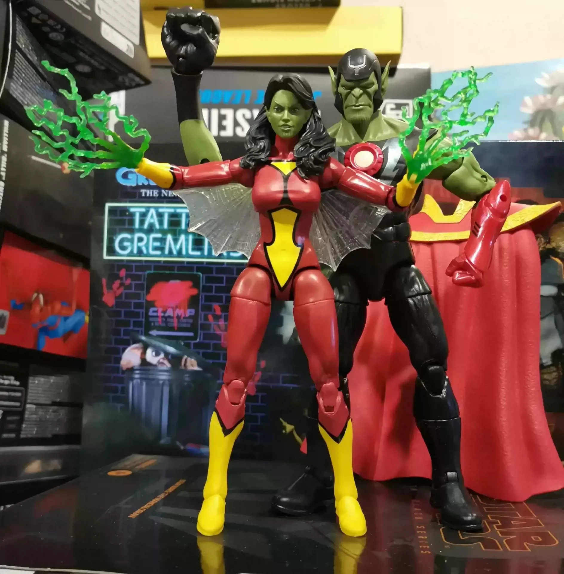 Marvel Legends Skrull Queen & Super-skrull Avengers 60th Anniversary Beyond Earth's Mightiest 2-pack Anime Action Figure Pvc Toy
Marvel Legends Skrull Queen & Super-skrull Avengers 60th Anniversary Beyond Earth's Mightiest 2-pack Anime Action Figure Pvc Toy