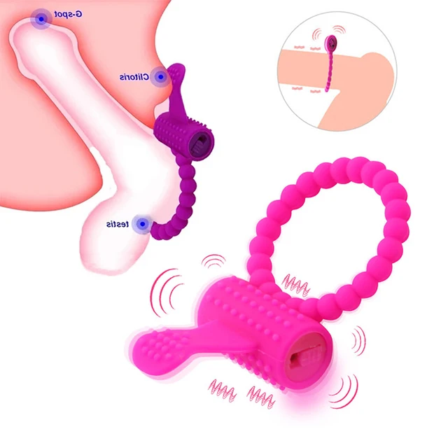 Vibromasseur anneau de pénis pour hommes et femmes, vibromasseur adulte, jouets sexuels pour couples, mastjaune, accessoires de chasteté, Sex Shop, 7.0 1