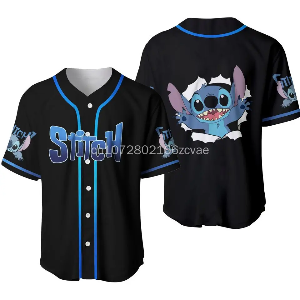 2024 Summer New Stitch Baseball Jersey Custom Name Men's And Women's Baseball Jersey Fashionable Disney Short Sleeve T-Shirt
2024 Summer New Stitch Baseball Jersey Custom Name Men's And Women's Baseball Jersey Fashionable Disney Short Sleeve T-Shirt
