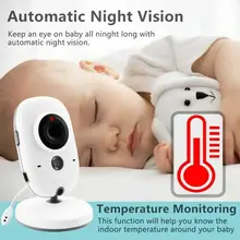 3.2 Inch Color LCD Wireless Video Baby Monitor Night Vision 5m Nanny Monitor Bebek Lullabies Surveillance Security Camera VB603
3.2 Inch Color LCD Wireless Video Baby Monitor Night Vision 5m Nanny Monitor Bebek Lullabies Surveillance Security Camera VB603