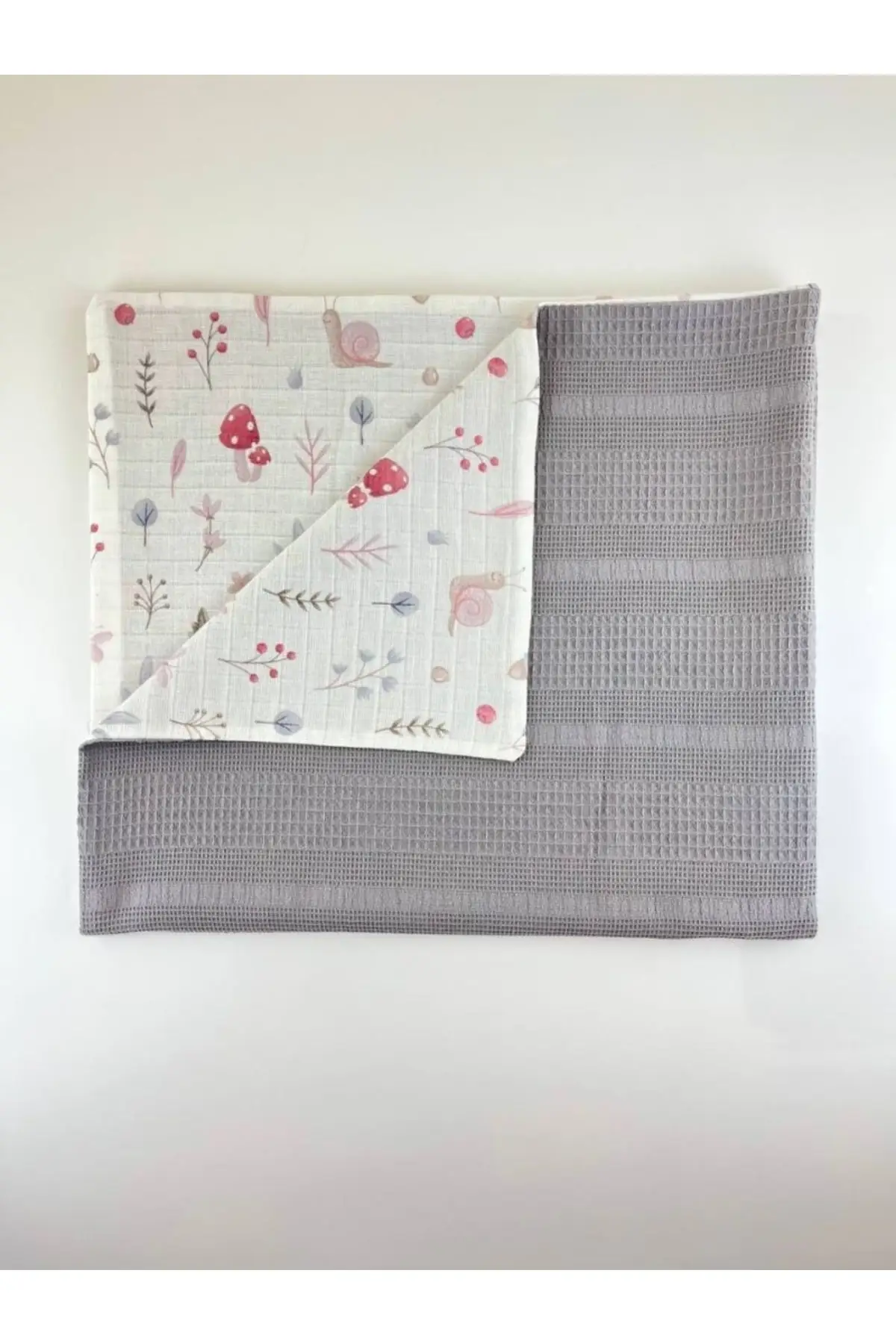 Double Sided Baby Pike & Blanket White Colorful Bear Patterned Grey Gift Mother & Child
Double Sided Baby Pike & Blanket White Colorful Bear Patterned Grey Gift Mother & Child