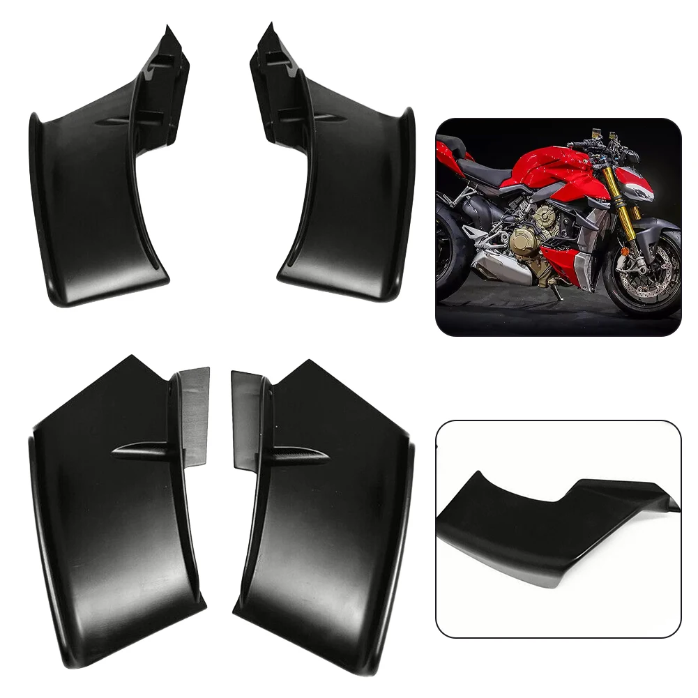 4pcs For DUCATI Streetfighter V4 /S/SP 2020-2023 V2/S Carbon Fiber Spoiler Fxed Winglets Wings Motorcycle Winglet Wing Kit
4pcs For DUCATI Streetfighter V4 /S/SP 2020-2023 V2/S Carbon Fiber Spoiler Fxed Winglets Wings Motorcycle Winglet Wing Kit