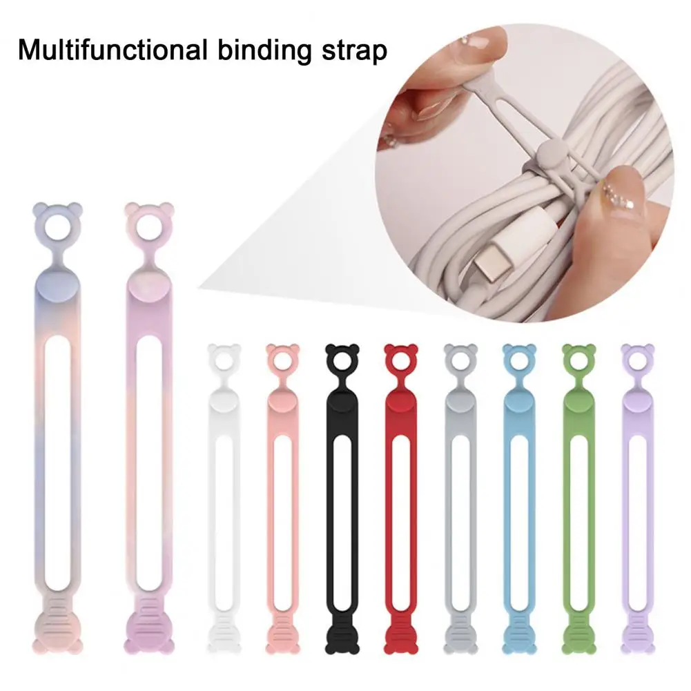 6Pcs Cable Ties Elastic Charging Cable Organizer Cable Straps Clips Cable Management Tool
6Pcs Cable Ties Elastic Charging Cable Organizer Cable Straps Clips Cable Management Tool
