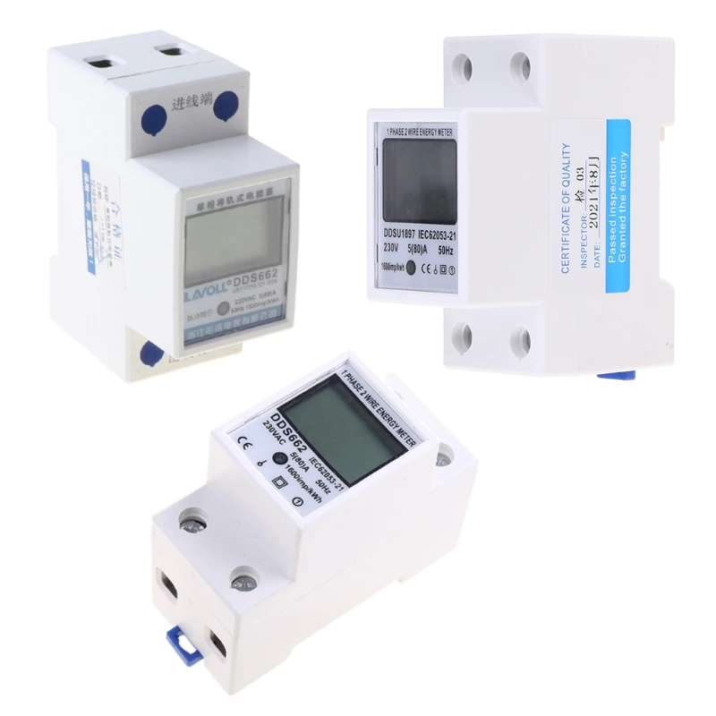 LCD Backlight Digital Display Single Phase Electronic Energy Amps Watt Kwh Meter Easy to Install 230V 50Hz R9UF
LCD Backlight Digital Display Single Phase Electronic Energy Amps Watt Kwh Meter Easy to Install 230V 50Hz R9UF