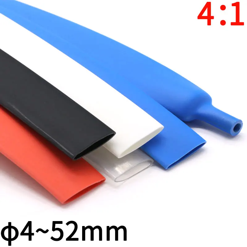 4mm 6mm 8mm 12mm 16mm 20mm 24mm 52mm Heat Shrink Tube with Glue Adhesive Lined 4:1 Dual Wall Tubing Sleeve Wrap Wire Cable kit
4mm 6mm 8mm 12mm 16mm 20mm 24mm 52mm Heat Shrink Tube with Glue Adhesive Lined 4:1 Dual Wall Tubing Sleeve Wrap Wire Cable kit