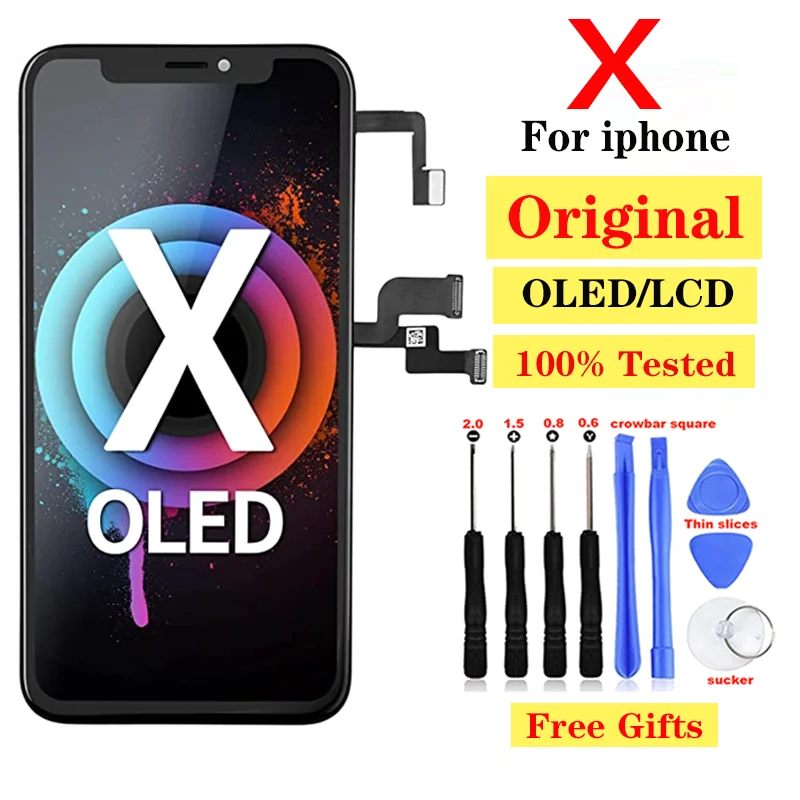 Wholesale Cell Phone Parts OLED LCD For iPhone X Original LCD Display 3D Touch Screen Digitizer Assembly For iphone 10 айфон 10
Wholesale Cell Phone Parts OLED LCD For iPhone X Original LCD Display 3D Touch Screen Digitizer Assembly For iphone 10 айфон 10