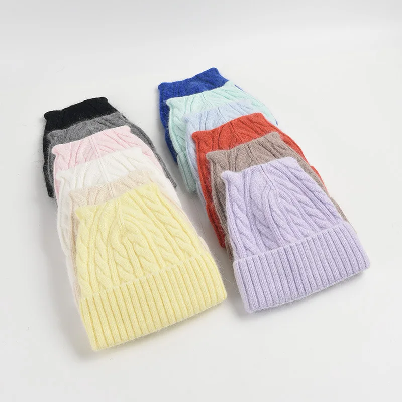 Autumn Winter Sweet Cute Ears Angora Rabbit Fur Wool Beanie Hat Female Korean Version Fashion Warm Twist Knitted Cold Beanie Hat
Autumn Winter Sweet Cute Ears Angora Rabbit Fur Wool Beanie Hat Female Korean Version Fashion Warm Twist Knitted Cold Beanie Hat