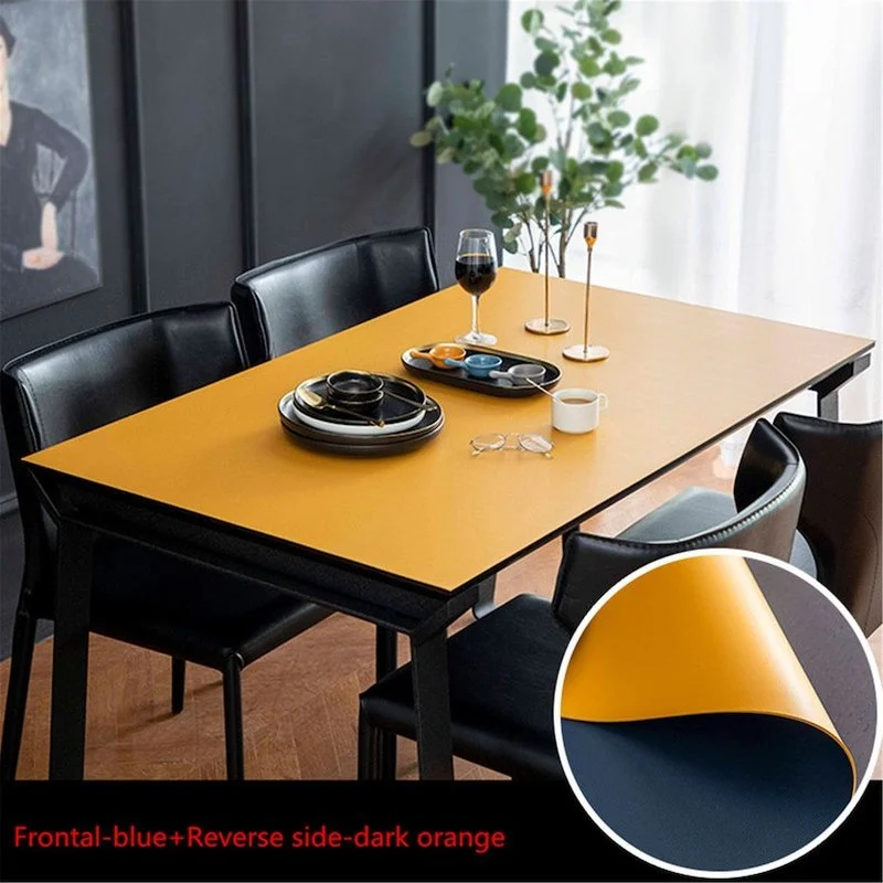 Solid Color Stretch Leather Table Cloth Waterproof Oil-proof Heat-resistant Table Mat Party Coffee Table for Living Room Custom
Solid Color Stretch Leather Table Cloth Waterproof Oil-proof Heat-resistant Table Mat Party Coffee Table for Living Room Custom