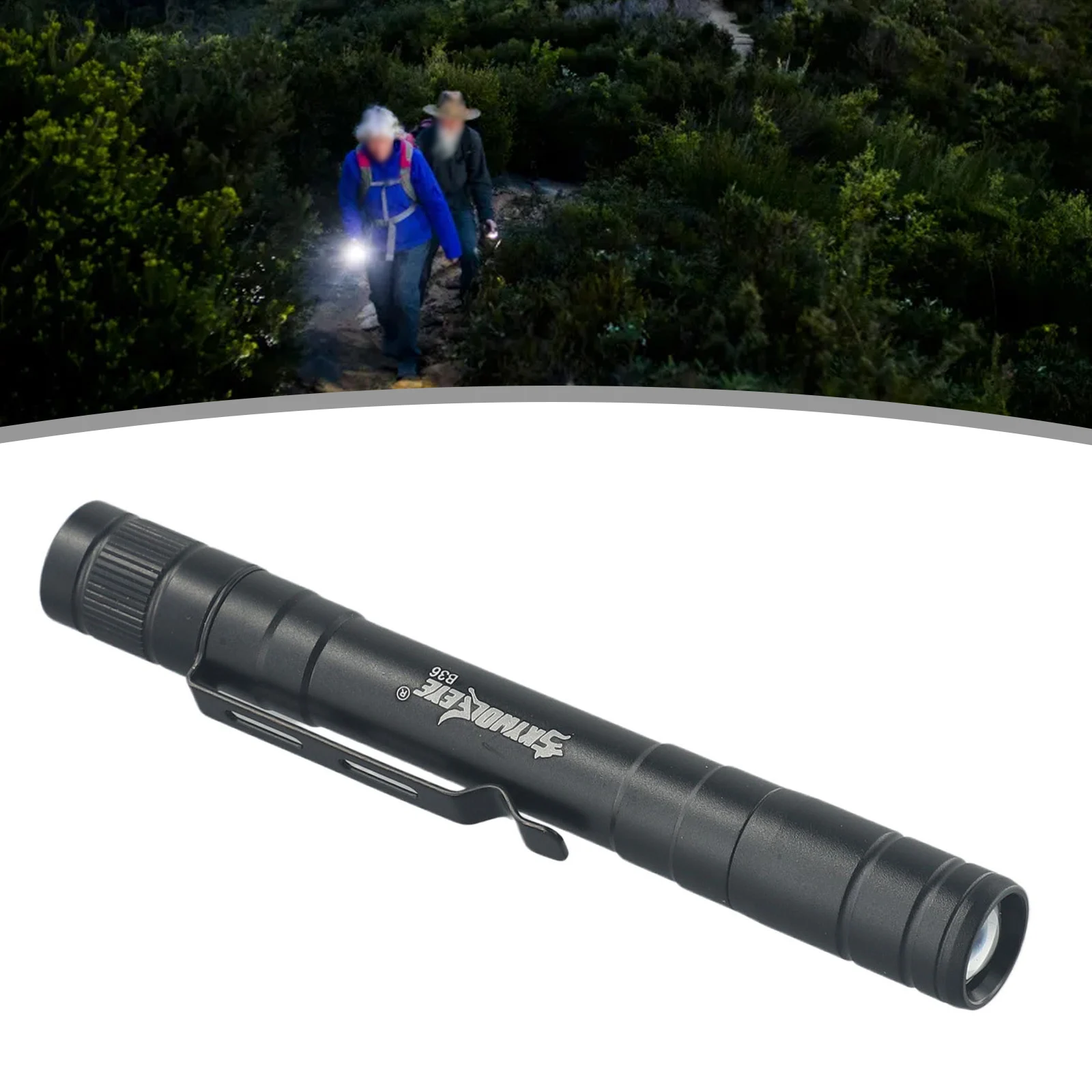 

LED LED Flashlight LED flashlight Pen Style Source Travel Yellow Light 128*14*15mm Yellow light 4-10H Aluminum Alloy