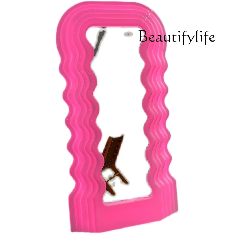 Star's Same Mirror Luminous Full-Length Mirror Internet Celebrity Ins Clothing Store Selfie Wave Floor Mirror
Star's Same Mirror Luminous Full-Length Mirror Internet Celebrity Ins Clothing Store Selfie Wave Floor Mirror