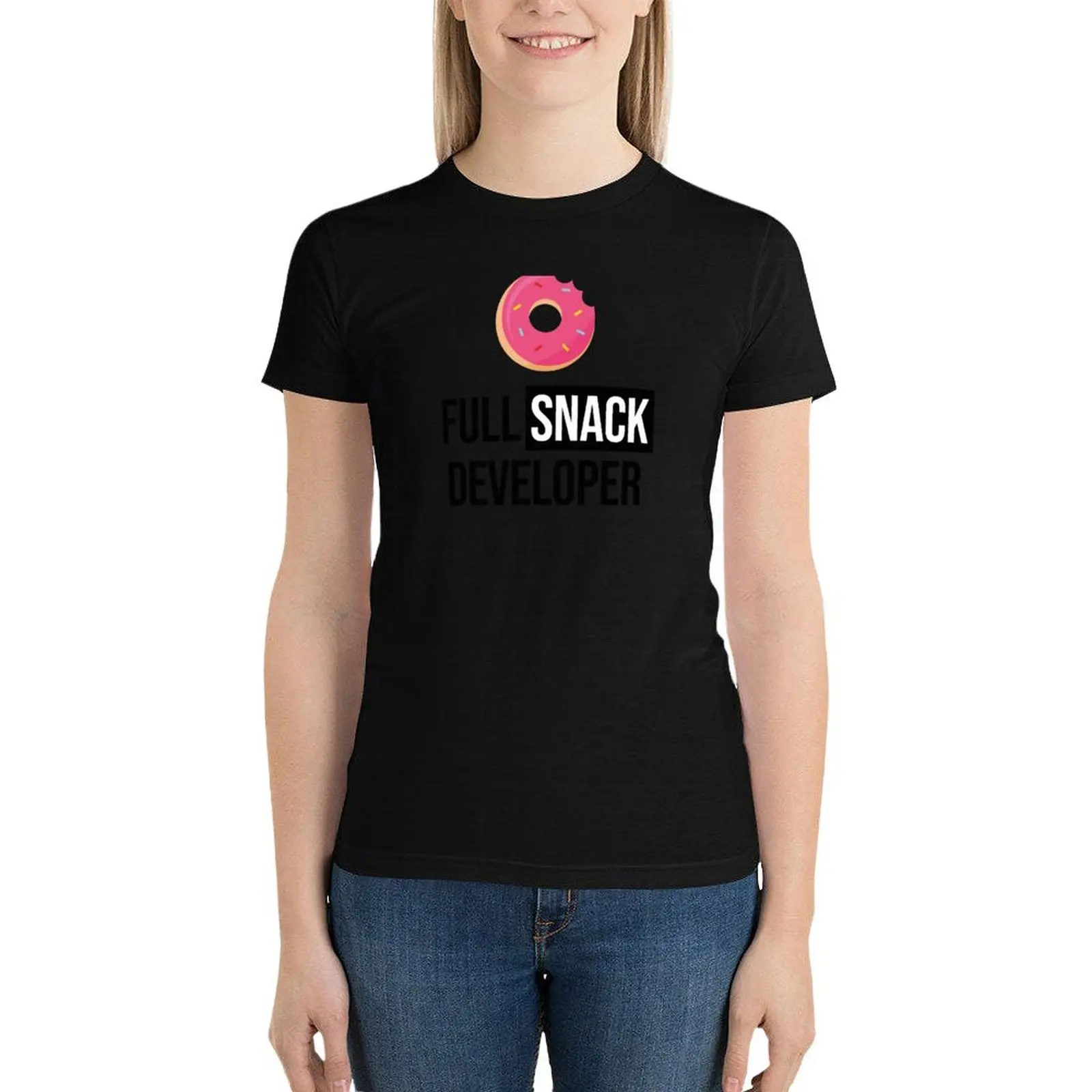 Full Stack Developer - Full Snack Developer T-Shirt cute tops korean fashion T-shirts for Women
Full Stack Developer - Full Snack Developer T-Shirt cute tops korean fashion T-shirts for Women