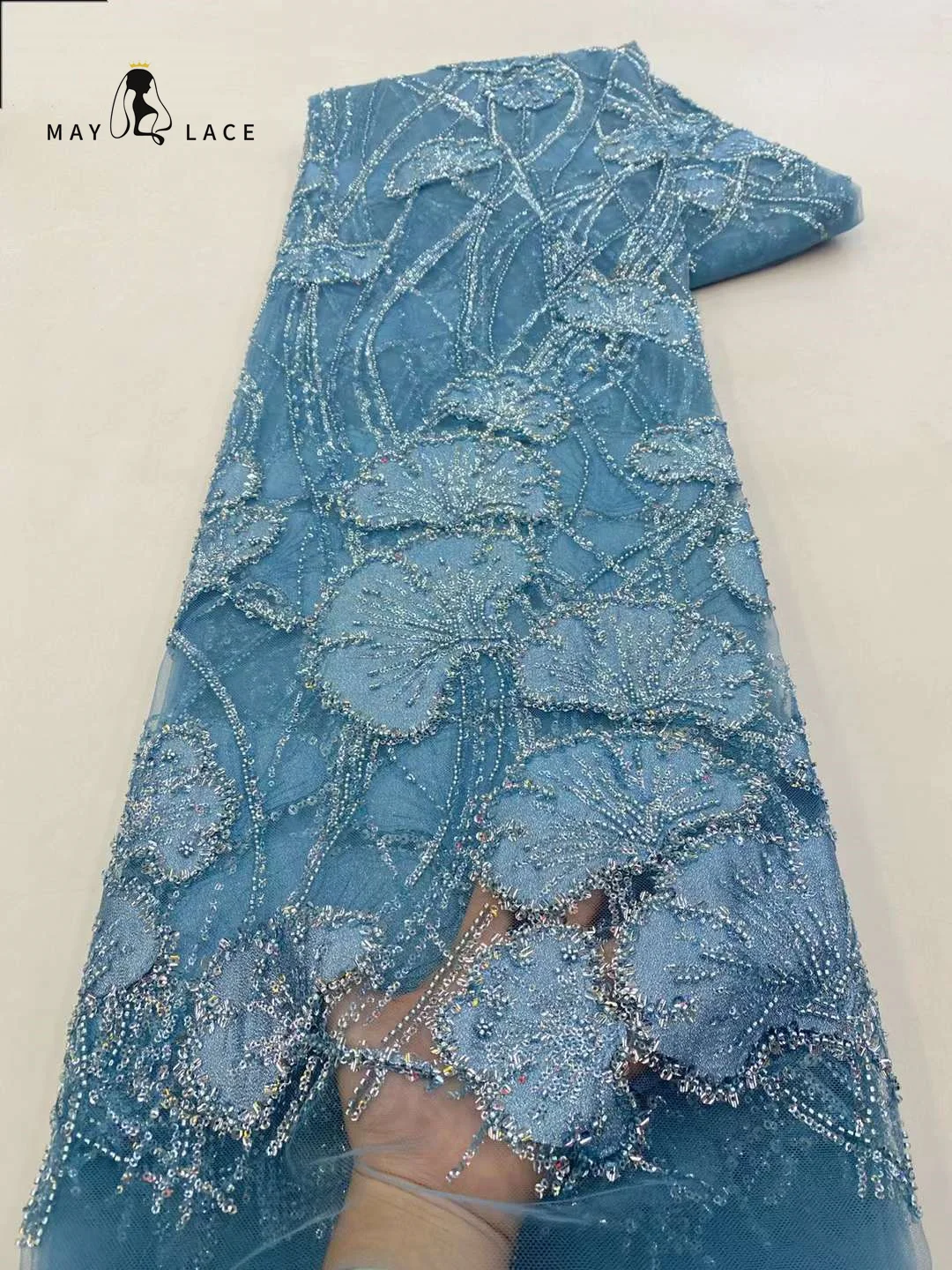 Кружевная африканская ткань с блестками May Lace Fabric 2023, Высококачественная кружевная вышивка, нигерийский французский тюль для жениха, материал для свадебного платья
Кружевная африканская ткань с блестками May Lace Fabric 2023, Высококачественная кружевная вышивка, нигерийский французский тюль для жениха, материал для свадебного платья