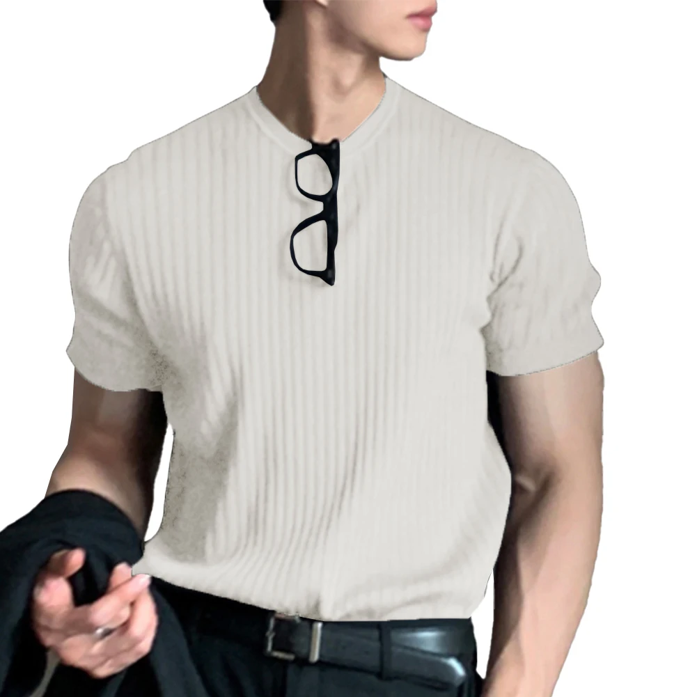 T-Shirt Mens Top Regular Round Neck Short Sleeve Slim Fit Streetwear Stripes Stylish Summer Tee Tops Blouse Comfy
T-Shirt Mens Top Regular Round Neck Short Sleeve Slim Fit Streetwear Stripes Stylish Summer Tee Tops Blouse Comfy
