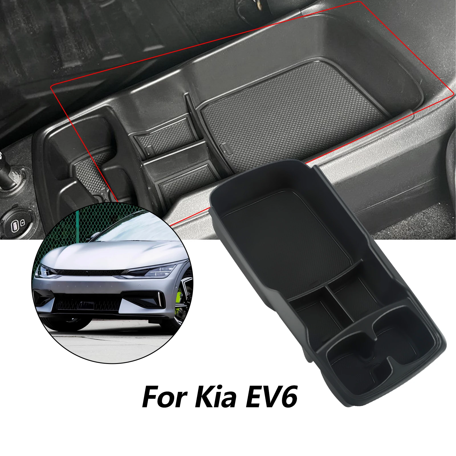 Автомобильный контейнер для хранения для Kia EV6 2021 +, черный, с центральной консолью, контейнер для хранения, нижний слой, лоток, быстрая установка
Автомобильный контейнер для хранения для Kia EV6 2021 +, черный, с центральной консолью, контейнер для хранения, нижний слой, лоток, быстрая установка