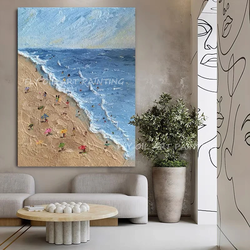 Ocean seaside brown beach landscape Oil Painting on Canvas100% Handpainted Abstract 100% handmade thick canvas Wall decoration
Ocean seaside brown beach landscape Oil Painting on Canvas100% Handpainted Abstract 100% handmade thick canvas Wall decoration