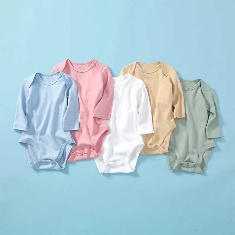 Ins 2024 Korean Spring Autumn Infant Girls Bodysuit Long Sleeve Solid Color Newborn Girls Jumpsuit Simple Soft Baby Girl Romper
Ins 2024 Korean Spring Autumn Infant Girls Bodysuit Long Sleeve Solid Color Newborn Girls Jumpsuit Simple Soft Baby Girl Romper