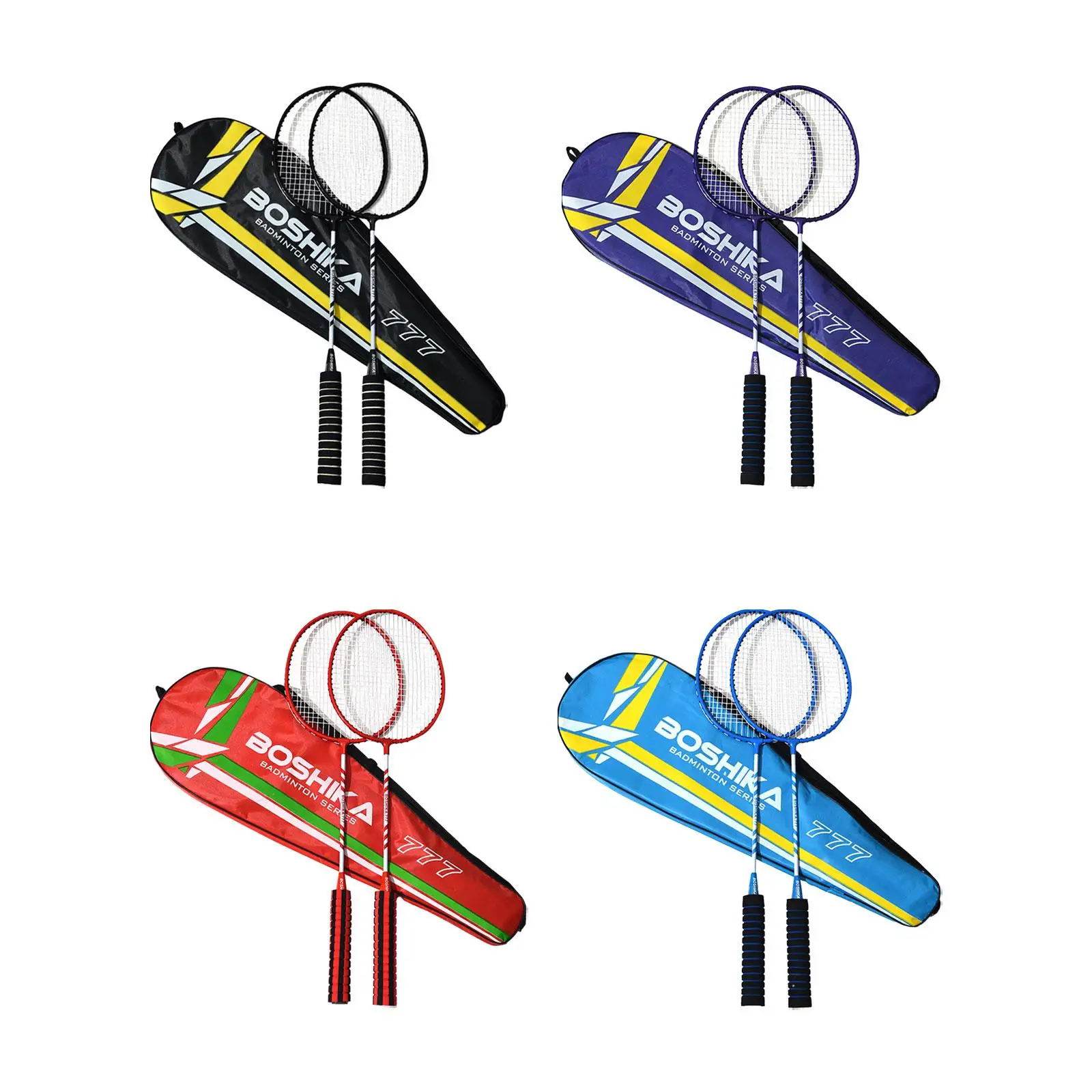 2x Badminton Racquet Set and Carrying Bag Badminton Equipment Badminton Rackets for Outdoor Sports Backyard Game Practice
2x Badminton Racquet Set and Carrying Bag Badminton Equipment Badminton Rackets for Outdoor Sports Backyard Game Practice
