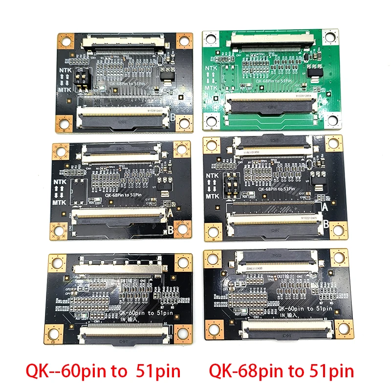 QK-68PIN TO 51pin 4K QK-60PIN TO 51 Pin Support three-in-one motherboard needs assessment
QK-68PIN TO 51pin 4K QK-60PIN TO 51 Pin Support three-in-one motherboard needs assessment