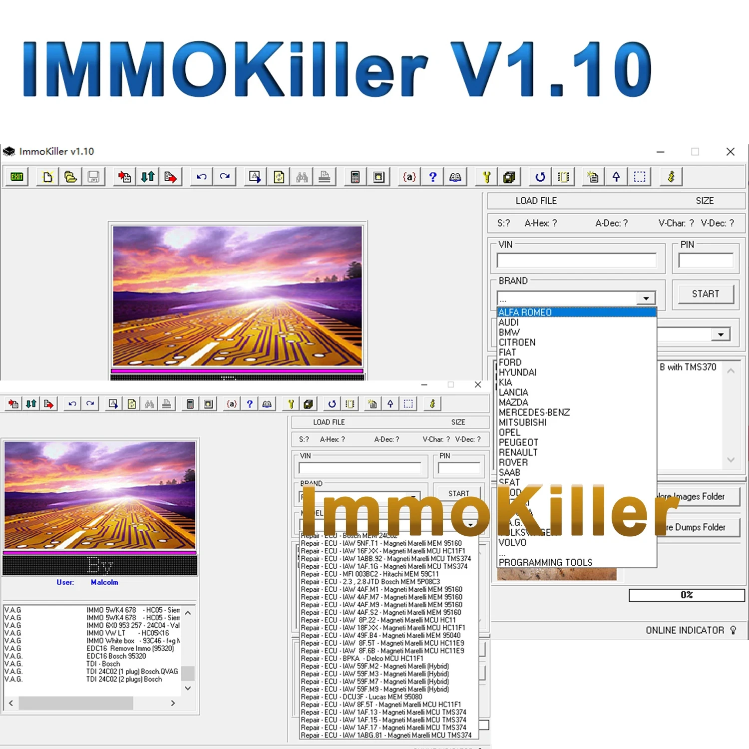 Программатор ImmoKiller V1.10, устройство для программирования ECU v1.1 IMMO Killer, для прохождения автомобильного ремонта, иммобилайзера
Программатор ImmoKiller V1.10, устройство для программирования ECU v1.1 IMMO Killer, для прохождения автомобильного ремонта, иммобилайзера