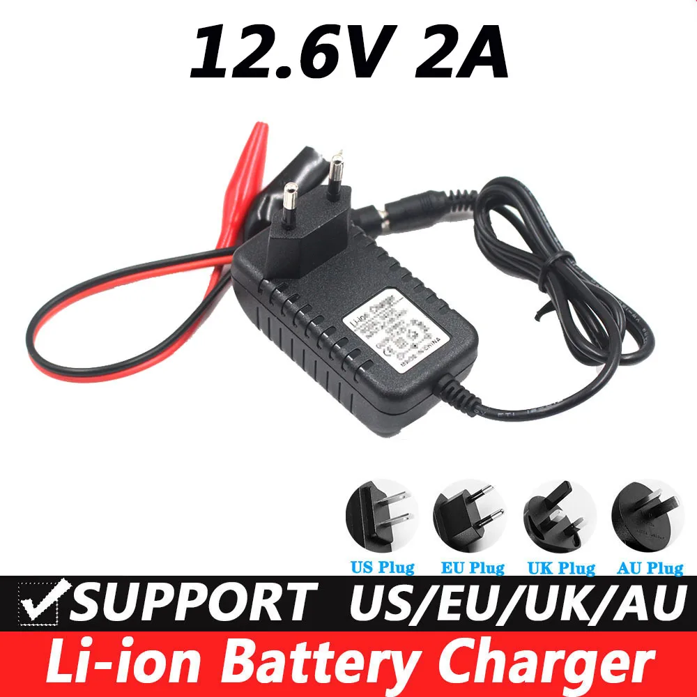 10 Pcs 12.6V 2A Universal Battery Charger for Hoverboard Smart Balance Wheel Electric Power Scooter Adapter Charger EU/US Plug
10 Pcs 12.6V 2A Universal Battery Charger for Hoverboard Smart Balance Wheel Electric Power Scooter Adapter Charger EU/US Plug