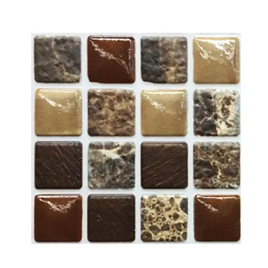 Waterproof Simulation Mosaic Tile Wall Stickers, 20PCS Home Decoration, 10*10cm, Ideal for Tiles, Glass, Walls
Waterproof Simulation Mosaic Tile Wall Stickers, 20PCS Home Decoration, 10*10cm, Ideal for Tiles, Glass, Walls