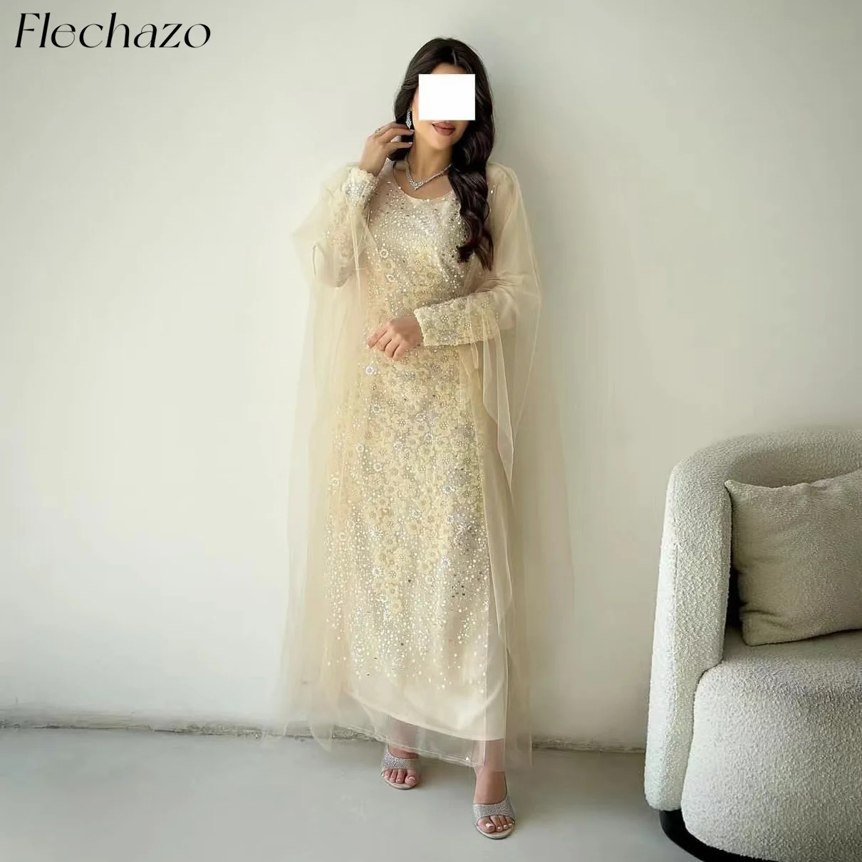 Flechazo Gorgeous Evening Dresses O Neck 2-Piece Sparkle Sequin A Line Wedding Party Dress For Women 2024 vestidos de fiesta
Flechazo Gorgeous Evening Dresses O Neck 2-Piece Sparkle Sequin A Line Wedding Party Dress For Women 2024 vestidos de fiesta