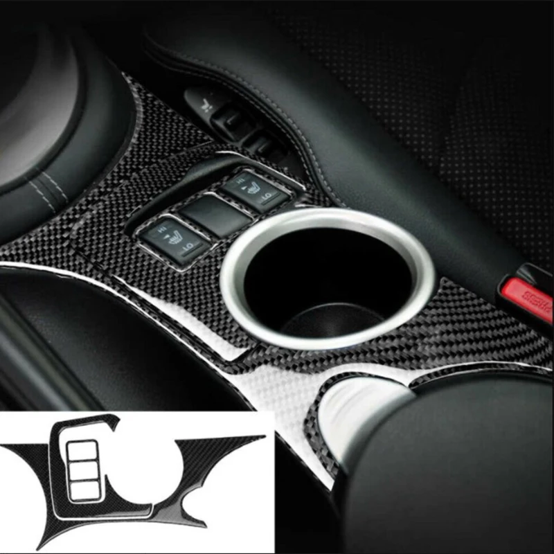3Pcs Carbon Fiber Cup Holder Panel Trim Car Interior Accessories For Nissan 370Z 2009-20
3Pcs Carbon Fiber Cup Holder Panel Trim Car Interior Accessories For Nissan 370Z 2009-20