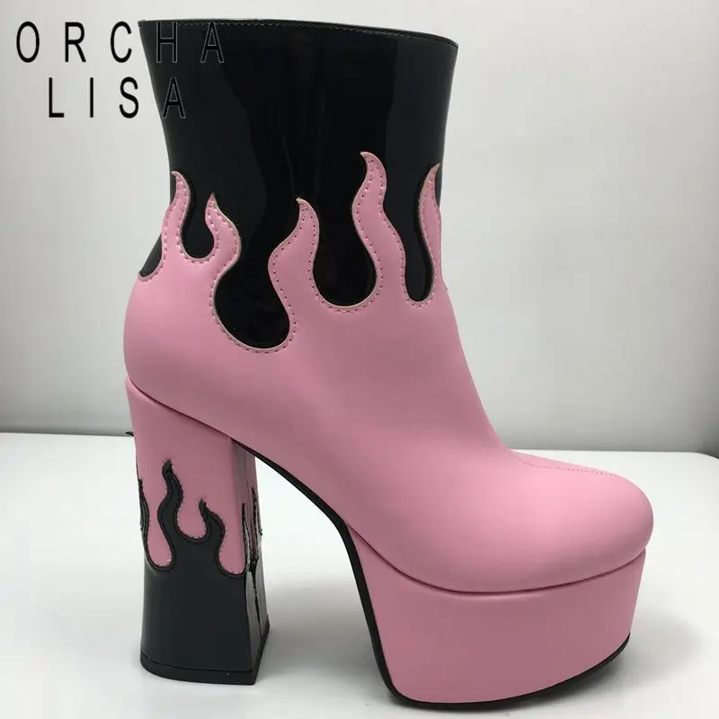 Brand Design Great Quality Patchwork Embroidered Handmade Super High Heel Ankle Boots Platform 2022 Woman Fashion Shoes Size 46
Brand Design Great Quality Patchwork Embroidered Handmade Super High Heel Ankle Boots Platform 2022 Woman Fashion Shoes Size 46