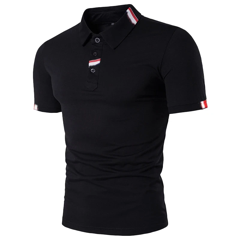 New Solid Color Mens Polo Shirts Short Sleeve Casual Fashion Summer Lapel Male Tops
New Solid Color Mens Polo Shirts Short Sleeve Casual Fashion Summer Lapel Male Tops