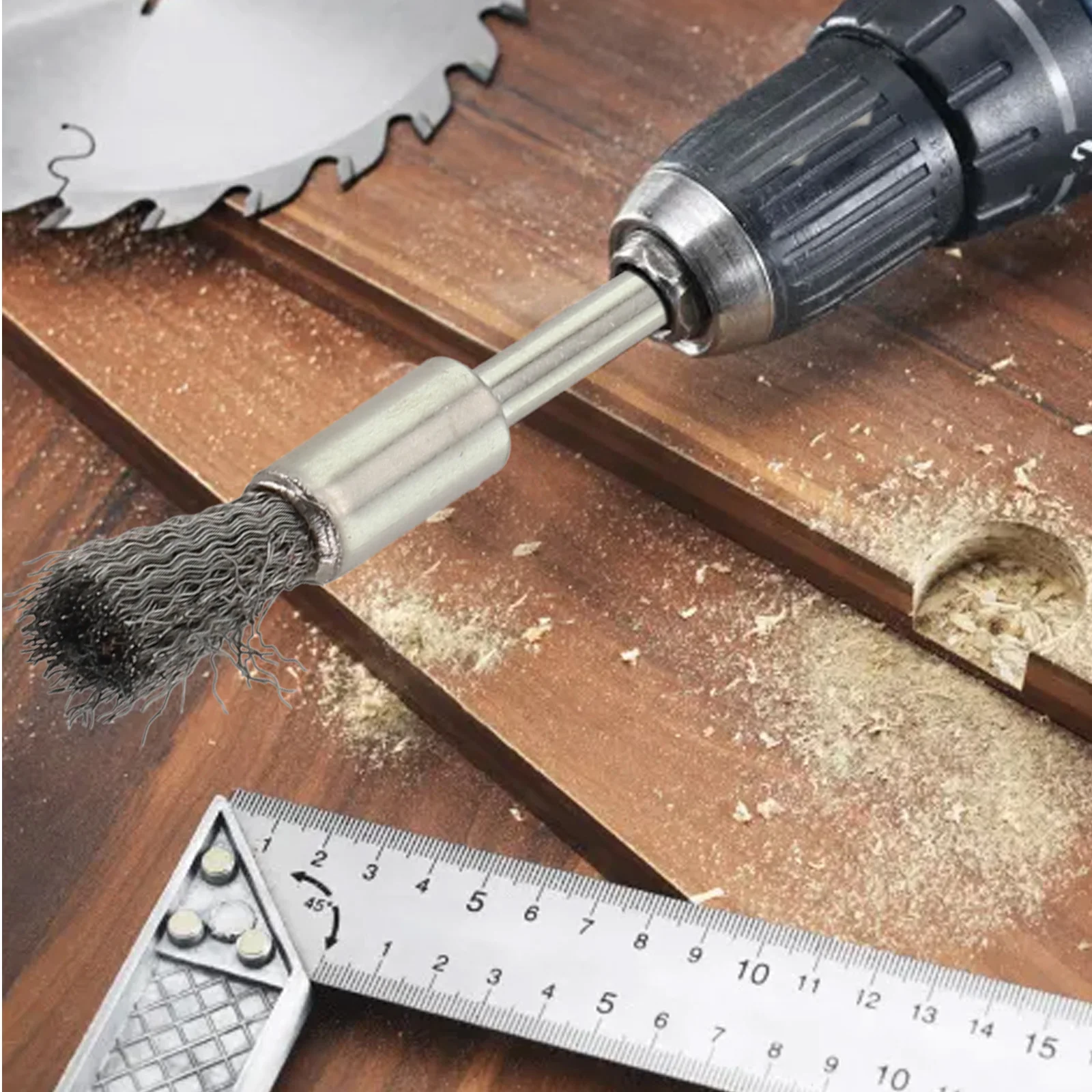 2Pcs Pencil Brushes Stainless Steel Mounted Wire Wheel Brush 3mm Shank Mandrel Set For Power Rotary Tools Abrasive Tools
2Pcs Pencil Brushes Stainless Steel Mounted Wire Wheel Brush 3mm Shank Mandrel Set For Power Rotary Tools Abrasive Tools