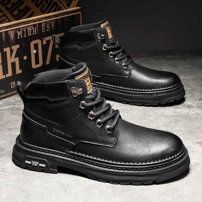 Men's Chukka Boots Waterproof Leather Casual Lace Up Ankle Oxford Boots Daily Dress Shoes For Men
Men's Chukka Boots Waterproof Leather Casual Lace Up Ankle Oxford Boots Daily Dress Shoes For Men