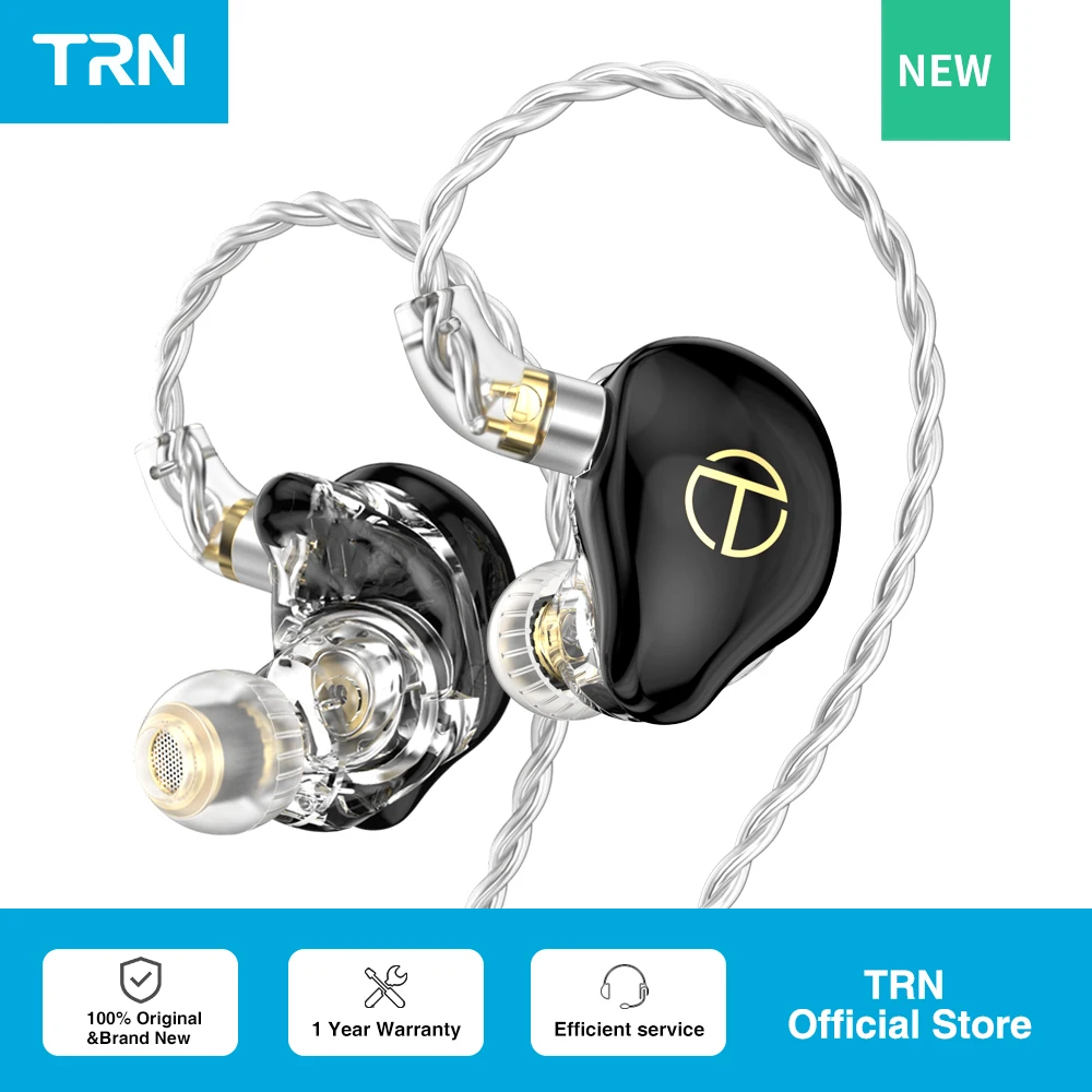 

TRN ST7 2DD+5BA Hybrid Earphones Earbud HIFI Sport Noise Cancelling Headsets TRN Official Store Fast shipping