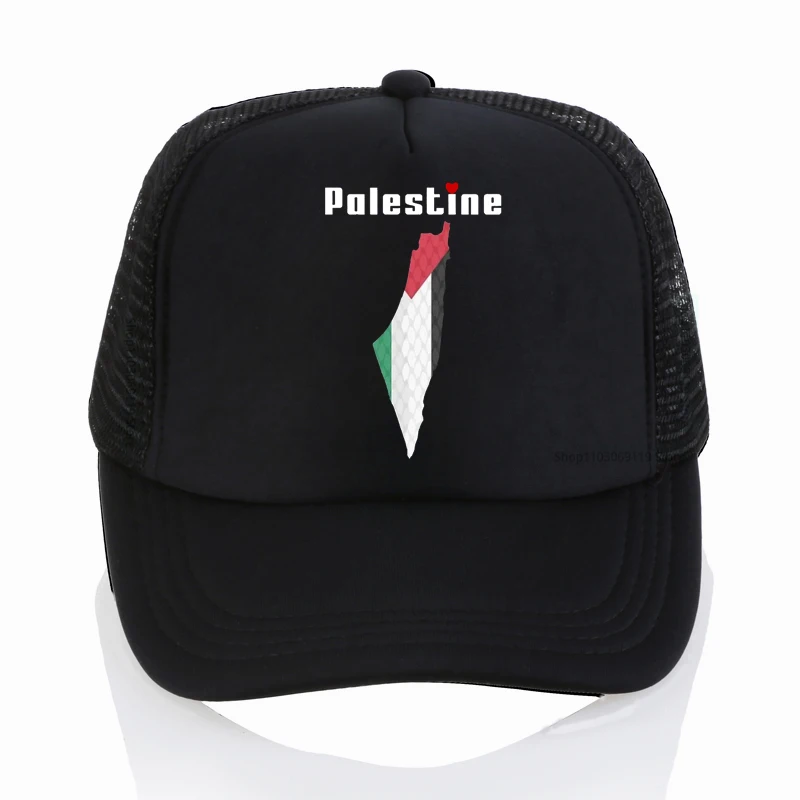 

Palestine Map Flag Print hat Summer For Men Women Punk Style baseball cap Palestine the people hats Cotton snapback hats