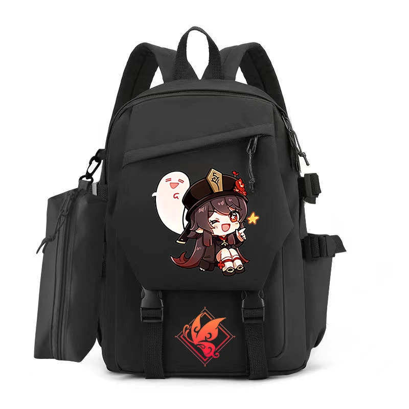 Genshin Impact Anime Backpack Student School Bag Hu Tao Cartoon Bookbag Boys Girls Laptop Bagpack with Pen Bags Travel Rucksack
Genshin Impact Anime Backpack Student School Bag Hu Tao Cartoon Bookbag Boys Girls Laptop Bagpack with Pen Bags Travel Rucksack