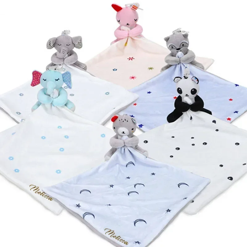 Baby Name Personalized Embroidered Smoother Security Towel Bib With Name Soft Absorbent Cloth Sleeping Nursing Cuddling Blanket
Baby Name Personalized Embroidered Smoother Security Towel Bib With Name Soft Absorbent Cloth Sleeping Nursing Cuddling Blanket