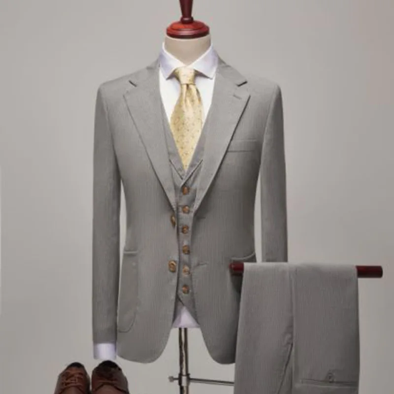 Custom Made Groom Wedding Dress Blazer Suits Pants Business High-end Classic Dress Trousers ZHA05-17999
Custom Made Groom Wedding Dress Blazer Suits Pants Business High-end Classic Dress Trousers ZHA05-17999