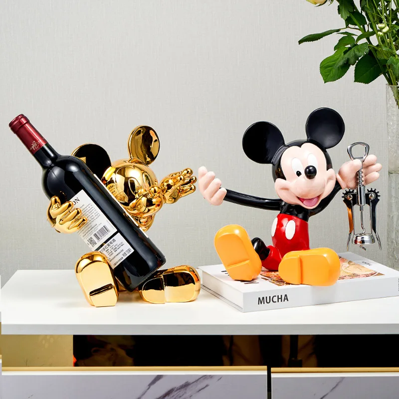 Disney Mickey Mouse Ornament Cartoon Wine Cabinet Ornament Home Decorations Resin Ornament Creative Housewarming Gift
Disney Mickey Mouse Ornament Cartoon Wine Cabinet Ornament Home Decorations Resin Ornament Creative Housewarming Gift