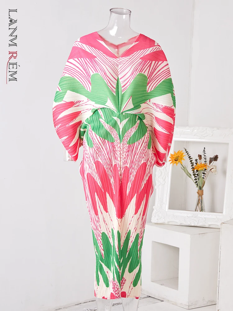 LANMREM Printed Pleated Dress For Women V-neck Batwing Sleeves Contrast Color Dresses Female Clothing 2023 Summer New 2YAa2182
LANMREM Printed Pleated Dress For Women V-neck Batwing Sleeves Contrast Color Dresses Female Clothing 2023 Summer New 2YAa2182