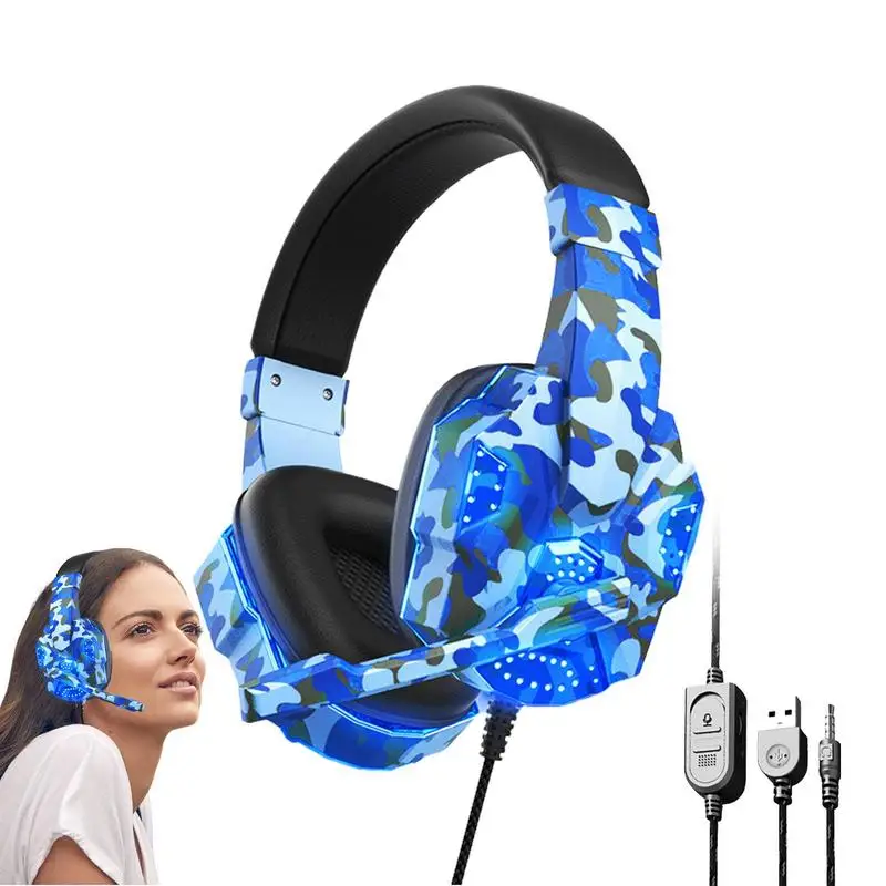 Over Ear Headphones Kids 3.5mm Plug Headset With Mic Wired Kids With Light Computer Game Accessories For Boys Girls Teens Adults
Over Ear Headphones Kids 3.5mm Plug Headset With Mic Wired Kids With Light Computer Game Accessories For Boys Girls Teens Adults