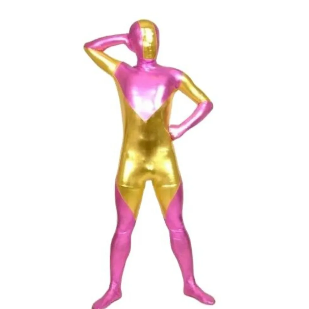 Shiny Metallic color matching party club Cosplay jumpsuit spandex halloween Catsuit for adults kids
Shiny Metallic color matching party club Cosplay jumpsuit spandex halloween Catsuit for adults kids