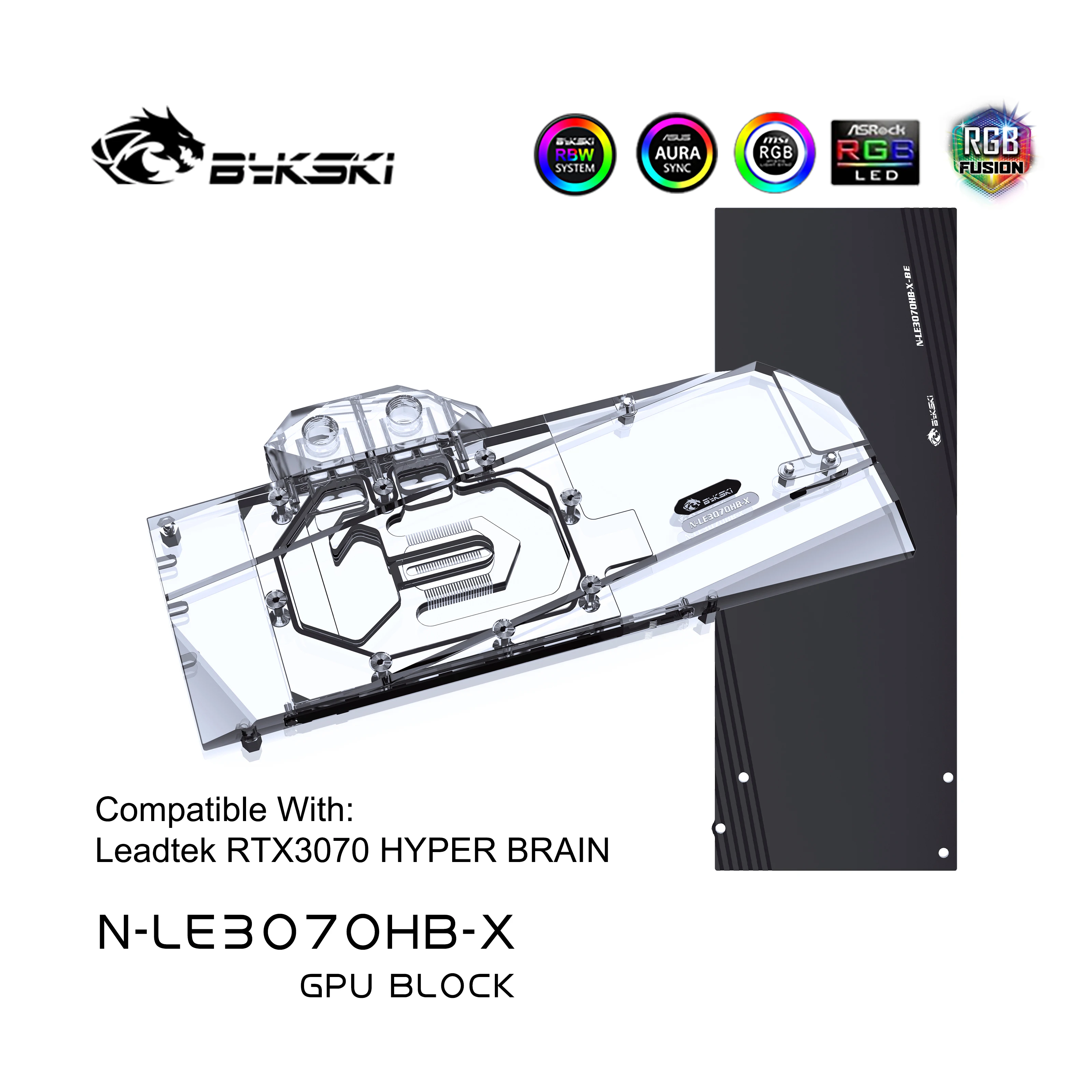 Видеокарта Bykski водяная для Leadtek RTX3070, охладитель жидкости для видеокарт, графического процессора VGA, 12 В/5 В, с RGB-синхронизацией
Видеокарта Bykski водяная для Leadtek RTX3070, охладитель жидкости для видеокарт, графического процессора VGA, 12 В/5 В, с RGB-синхронизацией