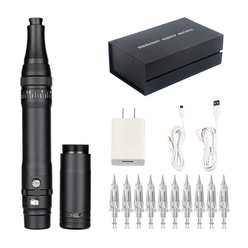 Wireless PMU & MTS Machine Pen Eyebrows Lip Tattoo Machine Microblading Machine With Cartridge Needle 
Wireless PMU & MTS Machine Pen Eyebrows Lip Tattoo Machine Microblading Machine With Cartridge Needle