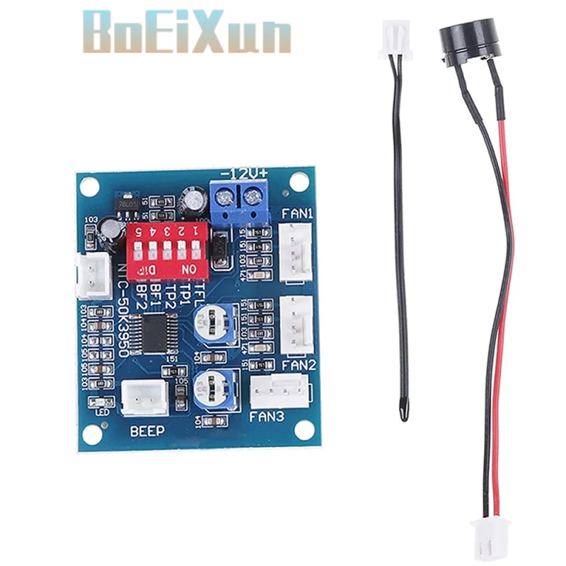 DC 12V 4 Wire High-Temp Fan Temperature Control Speed Controller CPU Module Temperature Alarm PWM PC CPU Thermostat Thermistor
DC 12V 4 Wire High-Temp Fan Temperature Control Speed Controller CPU Module Temperature Alarm PWM PC CPU Thermostat Thermistor